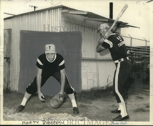 1968 Marty Donovan and Budy Kael, Tuxedo's Baseball Players - Historic Images