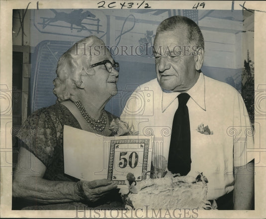 1965 50th Wedding Anniversary of Mr. and Mrs. Andrew Donaggio-Historic Images