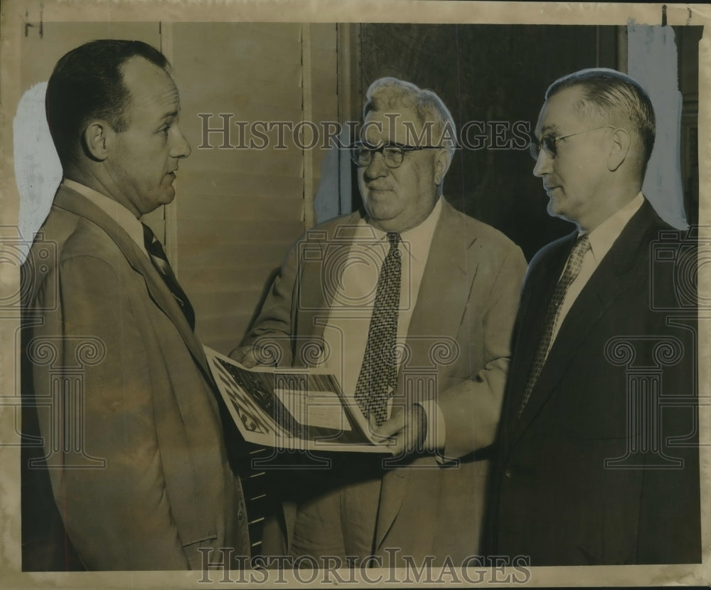 1956 Donald W. Coleman, James S. Hays awarded by John G. Gomila - Historic Images