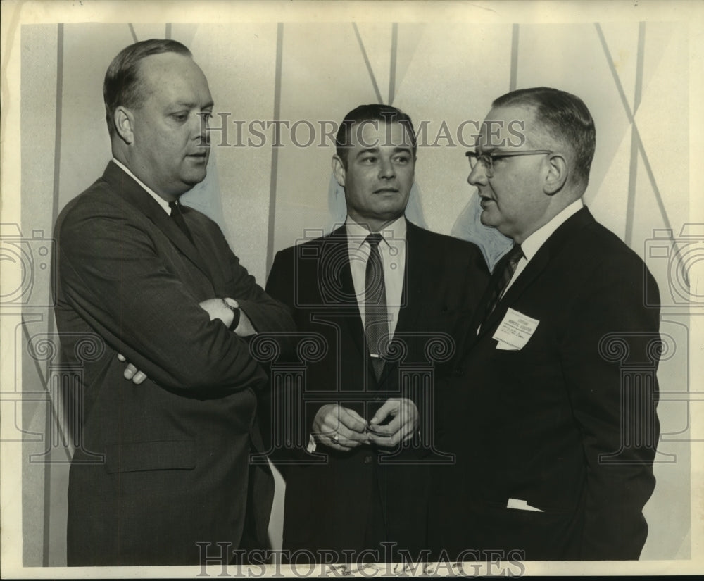 1962 Press Photo Glen Douthit &amp; Louisiana Municipal Assoc. forum fellow speakers- Historic Images