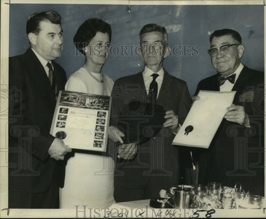 1970 Press Photo J.Charles Durand, company at testimonial dinner in his honor - Historic Images