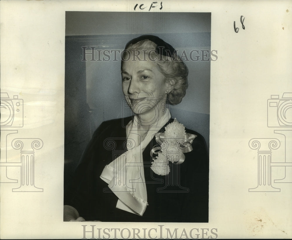 1958 Mrs.Olga Duquesnay honored by Professional Women&#39;s Club - Historic Images