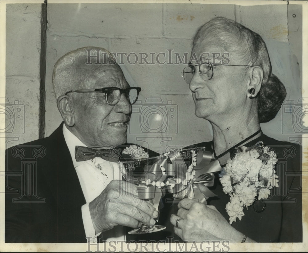 1964 Mr. & Mrs. Biaggion  Di Giovanni mark 50th wedding anniversary - Historic Images