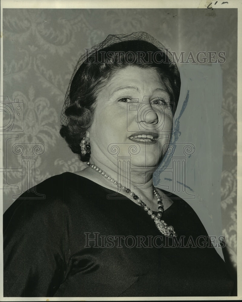 1967 Mrs. Andres Duvic, President of Silhouette Club-Historic Images