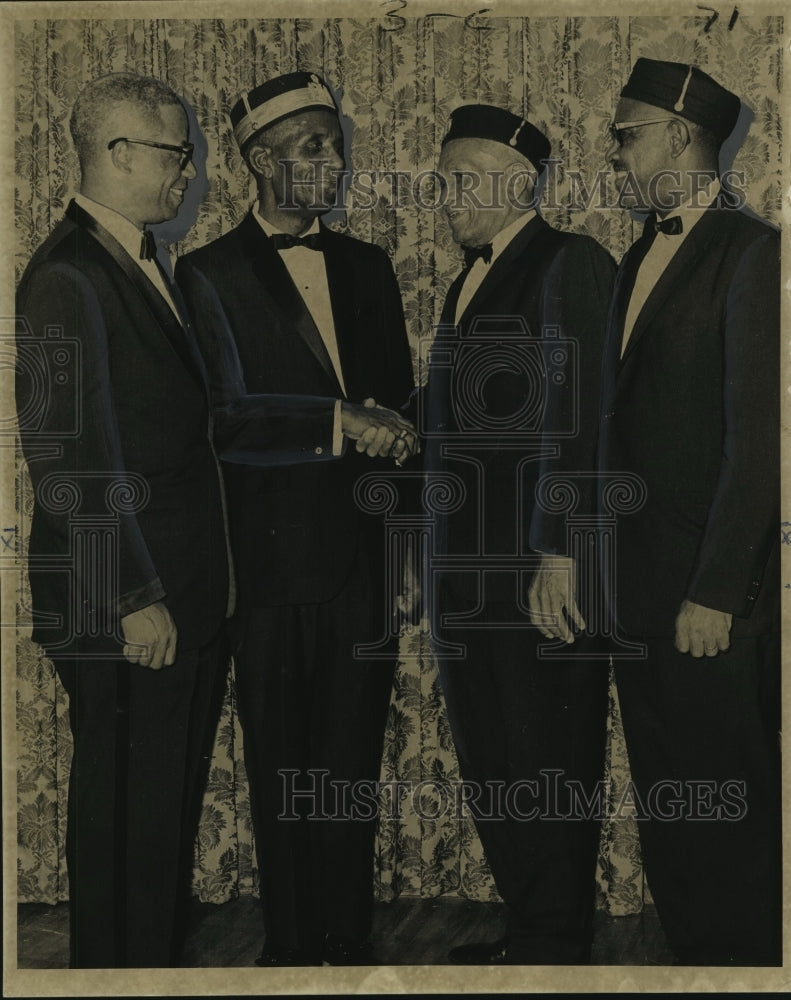 1969 Elbert J. Durden, fellow Eureka Consistory members, awarded - Historic Images