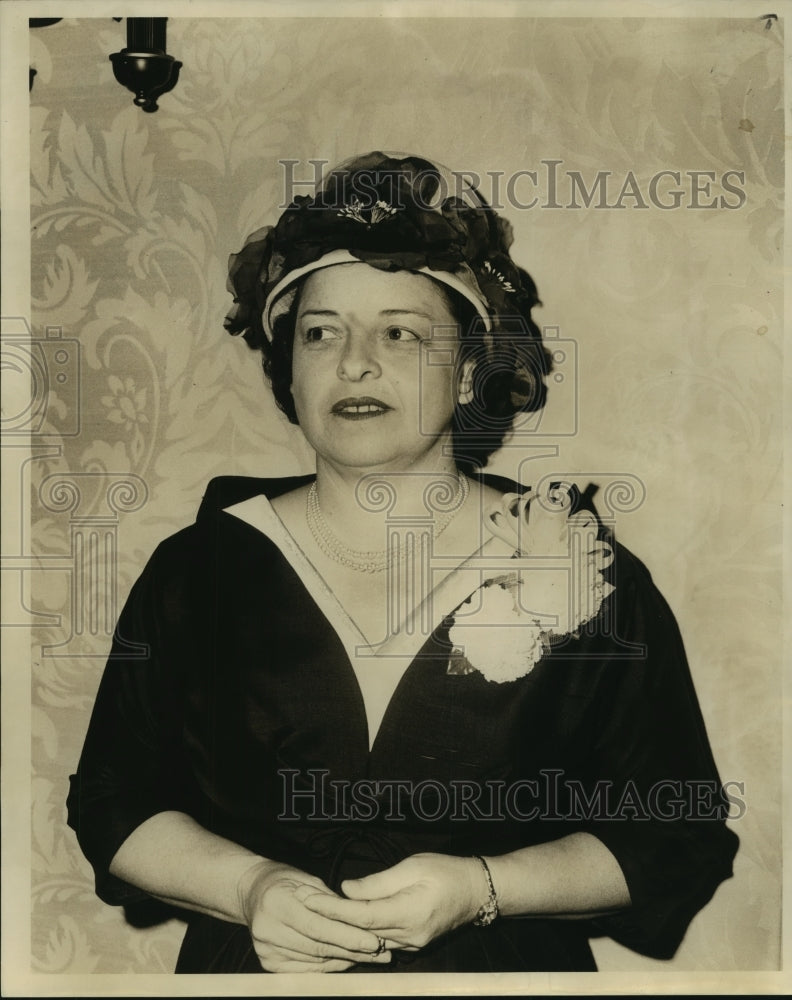 1962 Press Photo Mrs. Eldon Durand, St.Mary&#39;s Dominican Mothers&#39; Club president-Historic Images