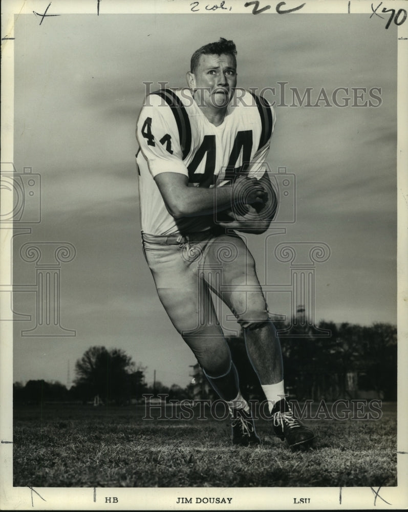 1965 Press Photo LSU football player, Jim Dousay - noo11973 - Historic Images