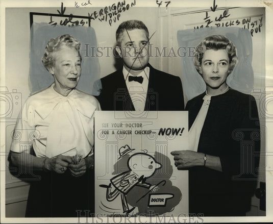 1961 Officers of The Greater New Orleans Cancer Association - Historic Images