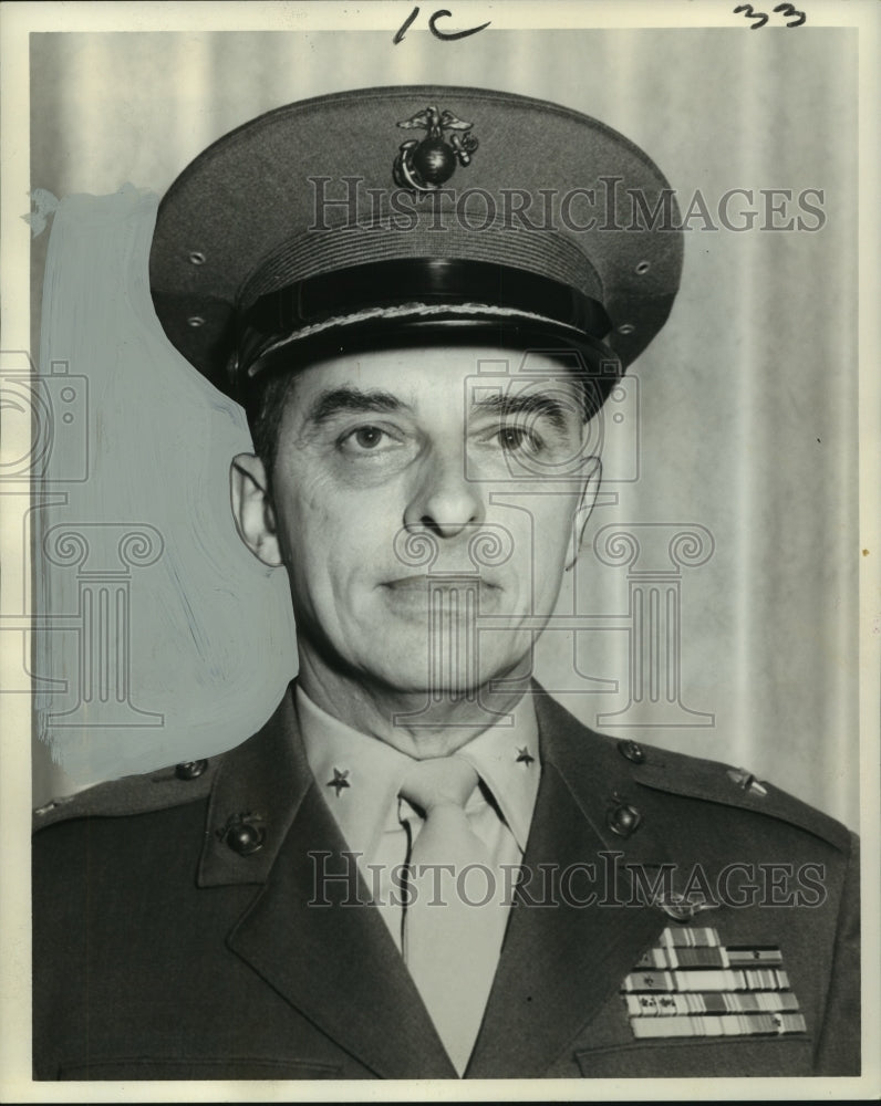 1964 Brig. General Charles Duchein attends Marine Corps Conference - Historic Images
