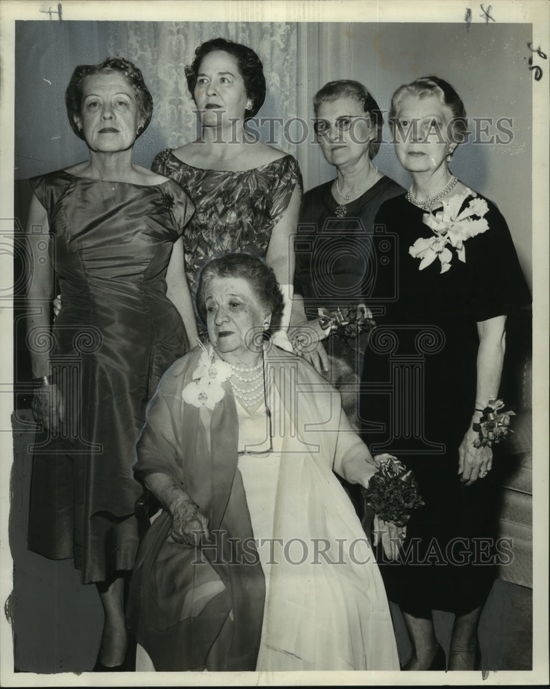 1960 Festive Tea honoring Mrs. Collins Cerra Diboll-Historic Images