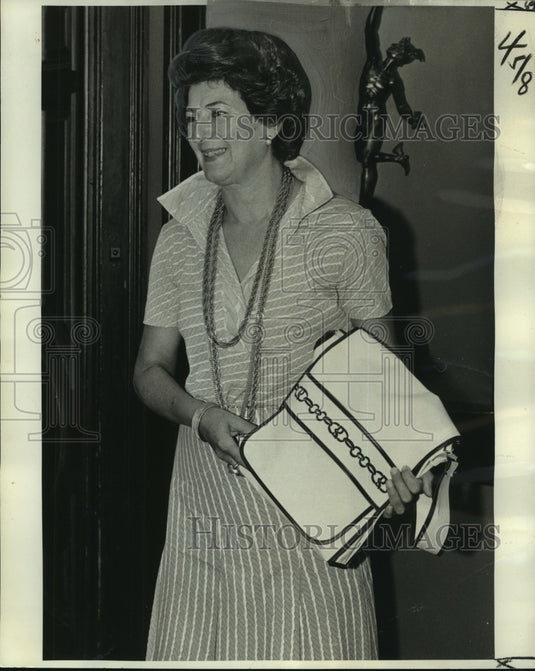 1976 Press Photo Mrs. Guiliana di Camerino, successful designer in fashion - Historic Images