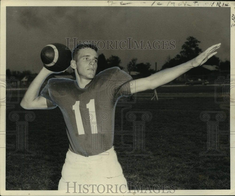 Football player Bayton Duplantes of West Jefferson-Historic Images