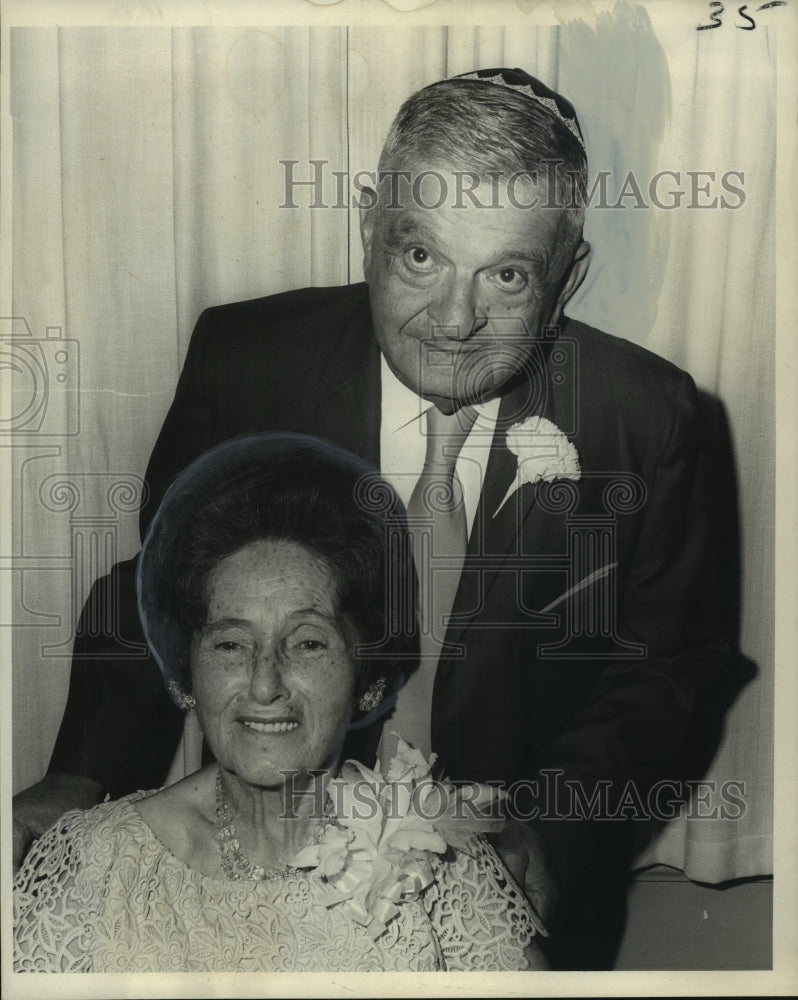 1969 Mr. &amp; Mrs. Morris Dulitz Celebrate 50th Wedding Anniversary - Historic Images