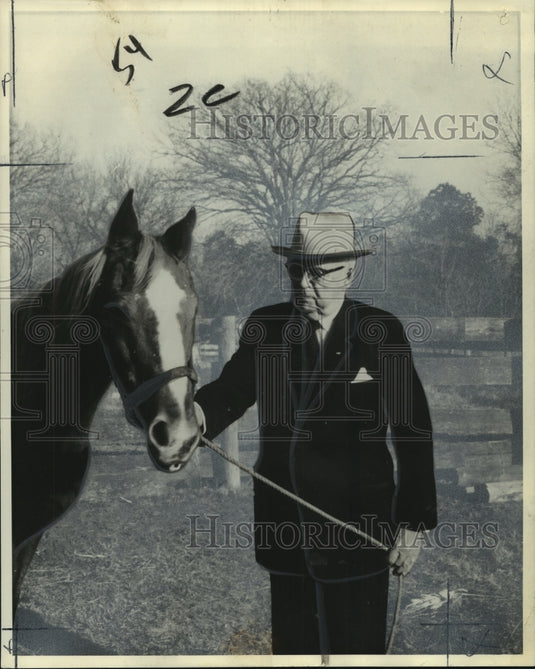 1964 Horse "Marriage" and owner C.L. Du Puy - Historic Images