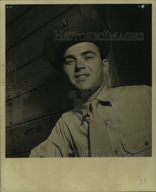 Press Photo Marine Corps Sergeant Calman Dupre - Historic Images