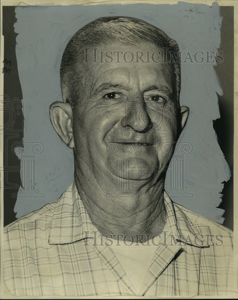 1963 Press Photo The Times-Picayune pressman, Chris Fast, retires after 42 years-Historic Images