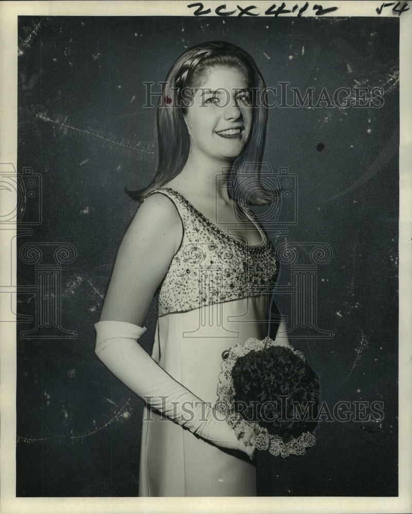 1967 Debutante Miss Martha Milliken Farwell at Christmas dance gala-Historic Images