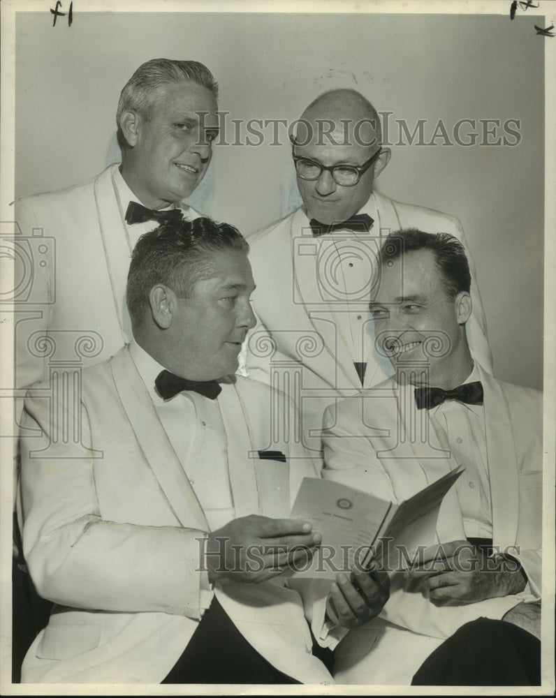 1963 Newly installed officers of the Metairie Rotary Club - Historic Images