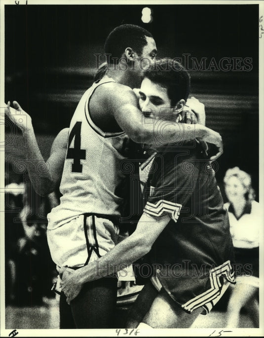 U.N.O. basketball player, Mike Edwards, in action-Historic Images