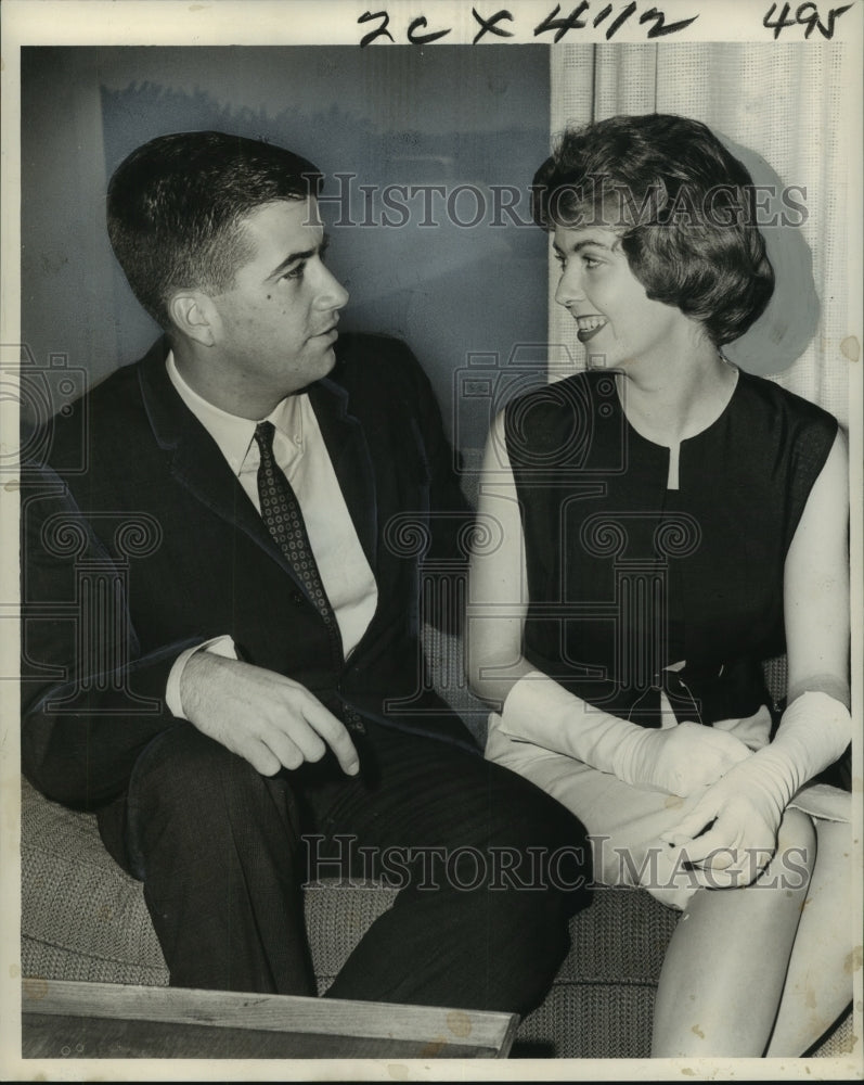 1962 Press Photo Tea Dance for Society of the War of 1812 in Louisiana-Historic Images