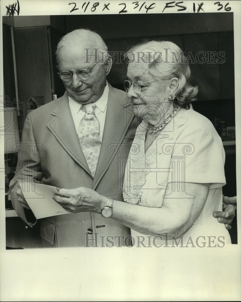 1976 Mr. and Mrs. Louis J. DuTreil, 60th Wedding Anniversary - Historic Images