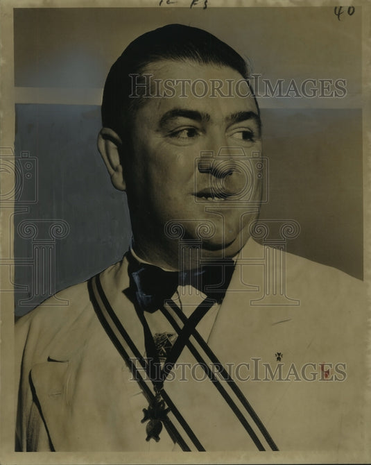Press Photo Earle J. Eastin, Knights of Columbus - Historic Images