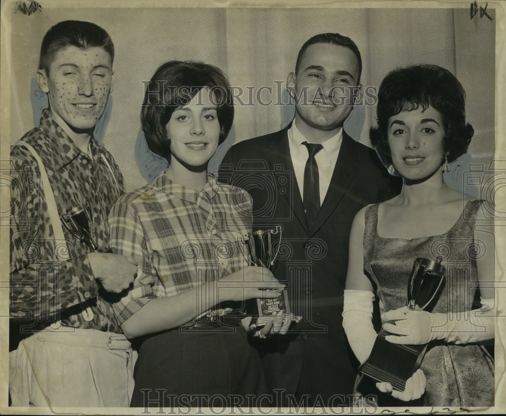 1963 Winners- 26th annual Blue Key Talent Night at Loyola fieldhouse - Historic Images