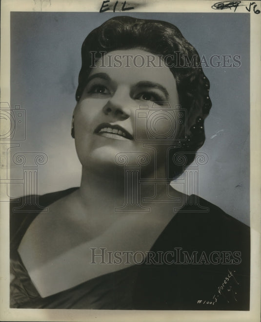 1963 Eileen Farrell, soprano New Orleans Opera Guild-Historic Images