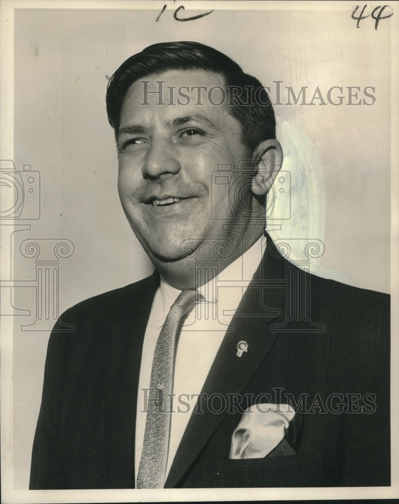 1963 Press Photo Division 4 Kiwanis Club Lieutenant Governor Lee Faircloth - Historic Images