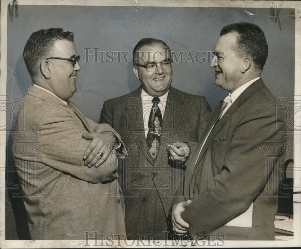 1955 J.B. DeLaune &amp; others-American Petroleum Institute at meeting-Historic Images