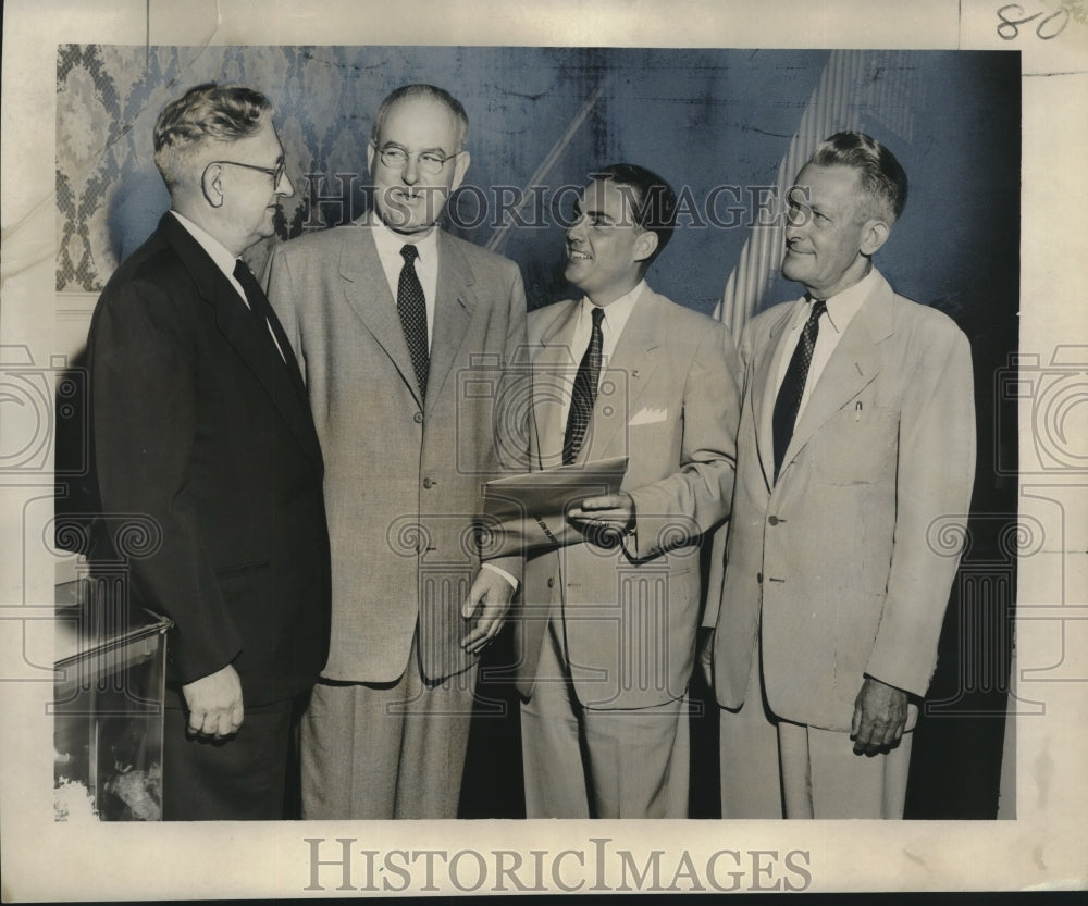 1953 William Faricy &amp; others of Traffic Club of New Orleans.-Historic Images