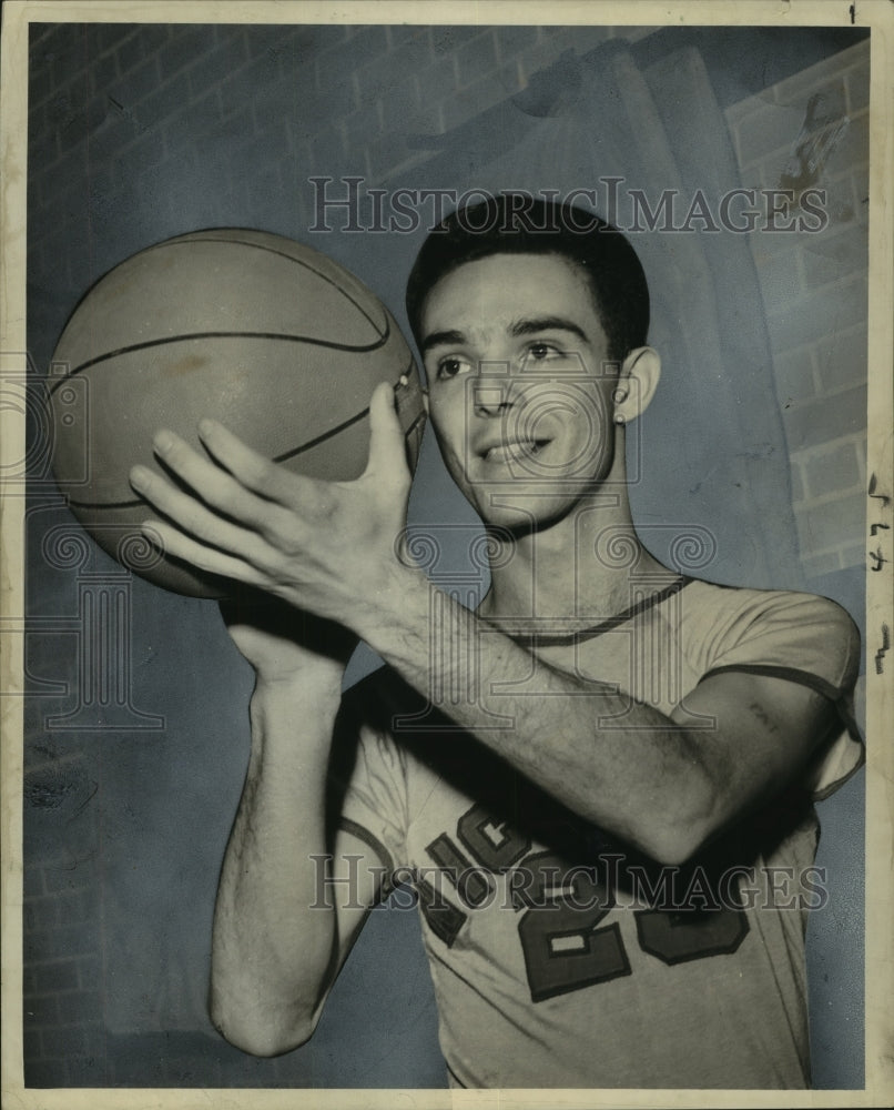 Nicholls High School Basketballer John Esposito-Historic Images