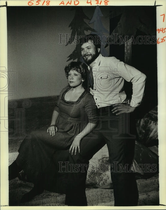 1983 Press Photo Cast Members of "The Unsinkable Molly Brown," New Orleans - Historic Images