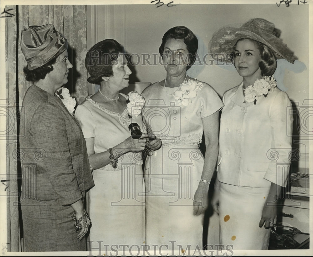 1964 Press Photo Orleans Parish Medical Society Ladies Auxiliary Officers - Historic Images