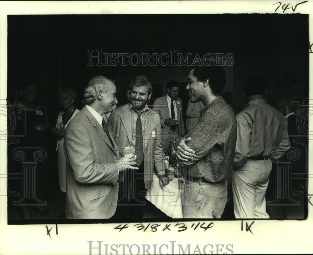 1980 Press Photo Delgado Museum Event Attendees, New Orleans - noo16091 - Historic Images