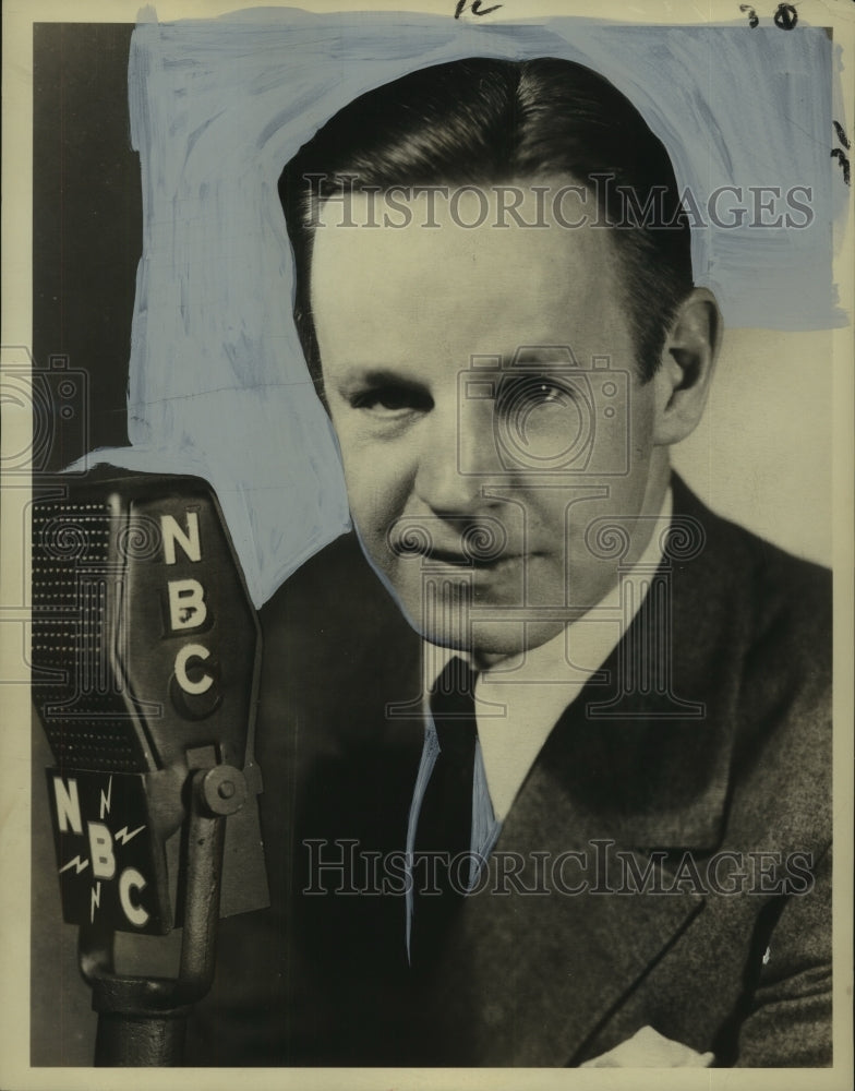 1958 NBC News Correspondent Leif Eid - Historic Images