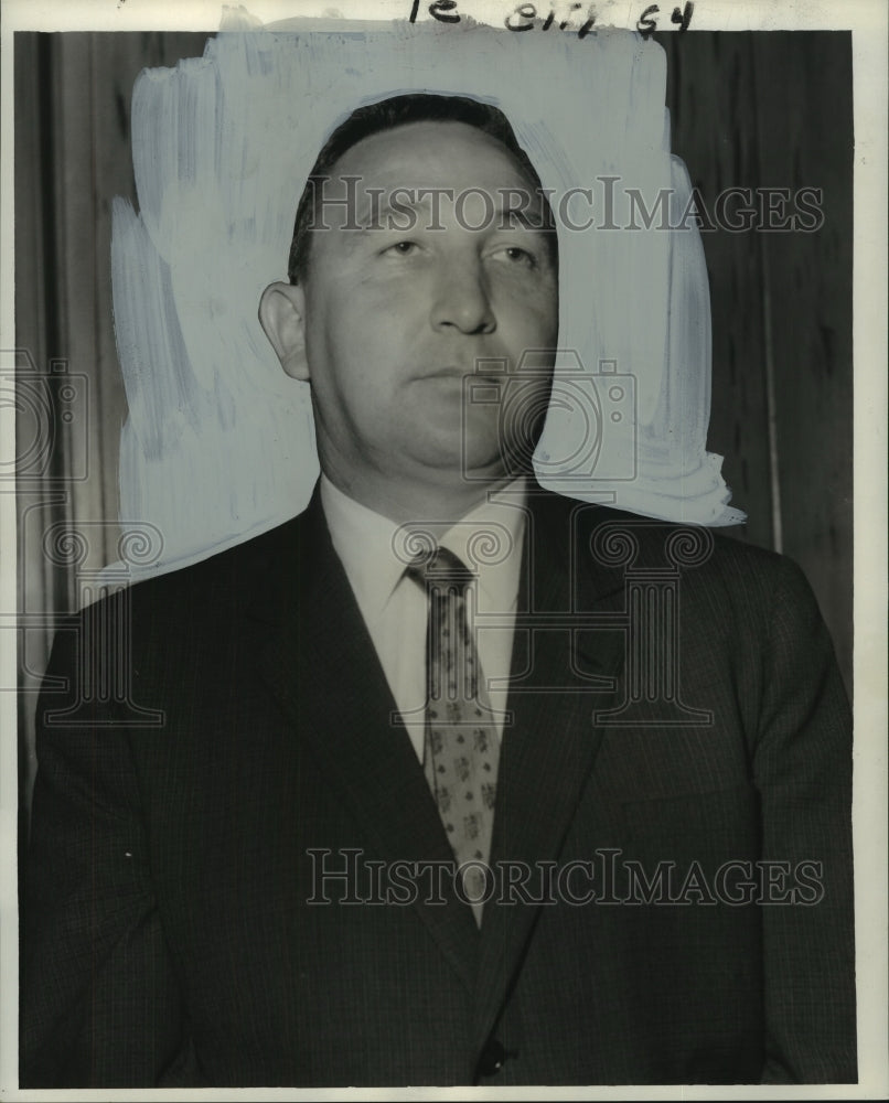 1960 Press Photo Ross R. Floyd, president Landmen&#39;s Association, New Orleans-Historic Images