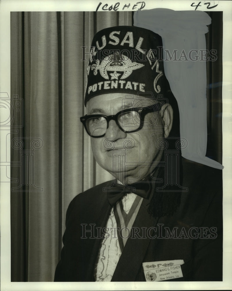 1968 Jerusalem Temple Shriners Potentate, Edward Fisher - Historic Images