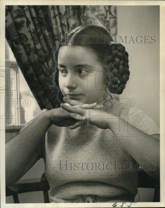 1971 Press Photo Nancy Galan, volunteer in States-Item Women Against Crime - Historic Images