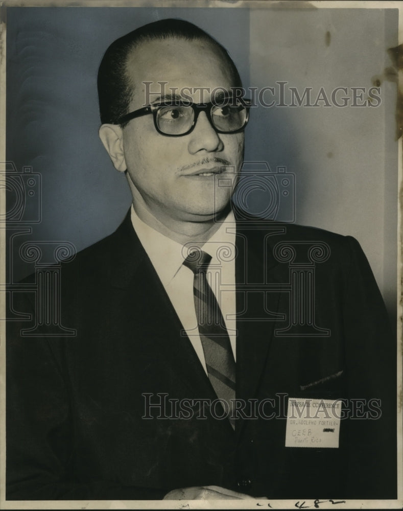 1965 Press Photo Dr. Adolpho Fortier-Ortiz, director Latin American Programs-Historic Images