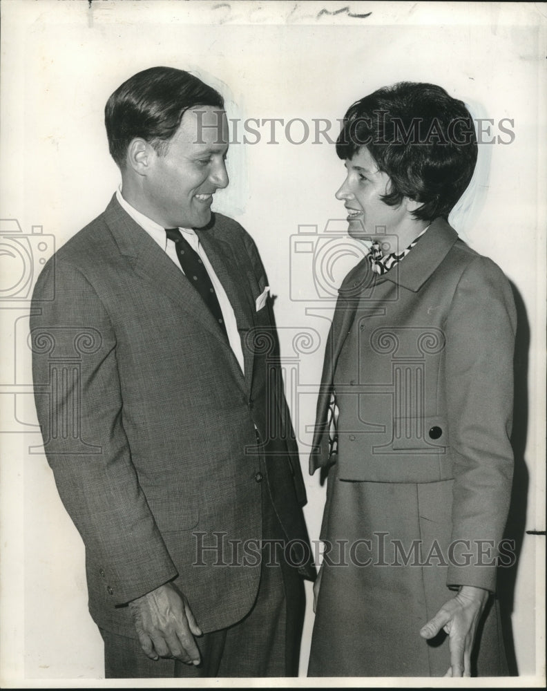 1969 Press Photo Frank Friedler Junior, New Orleans Jewish Welfare Fund drive-Historic Images