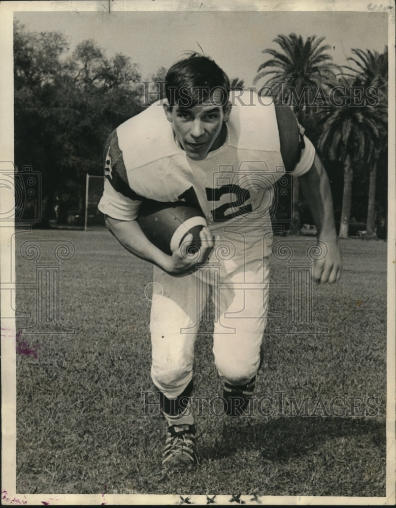 Press Photo Curt Forshag, Jesuit Blue Jay part of title contender team. - Historic Images