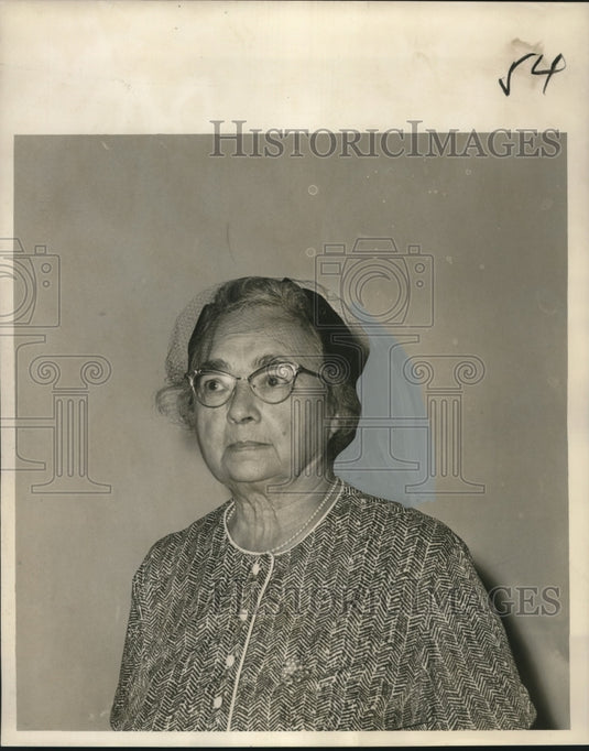 1962 Press Photo Mrs.W. J.Holzer speaks at Daughters of the American Revolution.-Historic Images
