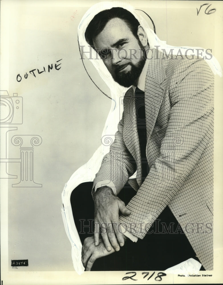 1980 Press Photo Baritone singer Richard Fredricks - noo17983 - Historic Images