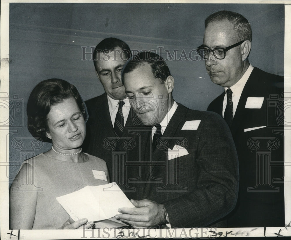 1968 Press Photo Elected officers of the Travelers Aid Society of New Orleans-Historic Images