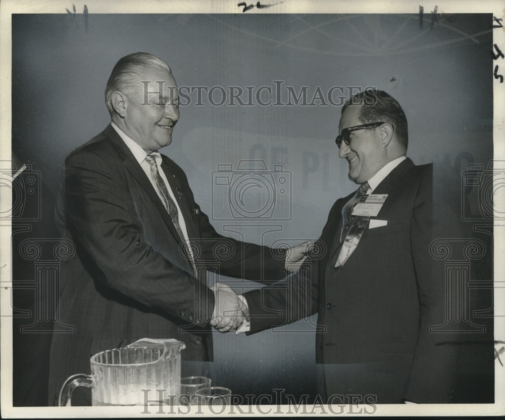 1959 Carl N. Finley, V.P. of National Assoc. Plumbing Contractors - Historic Images