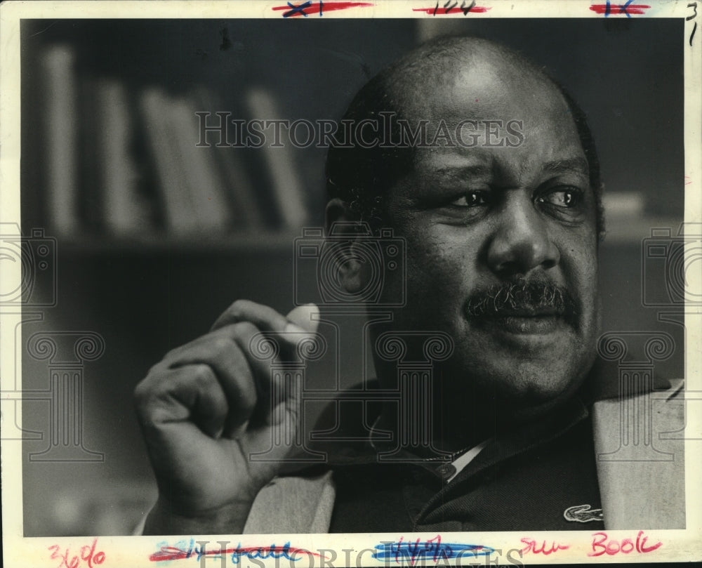 1991 Press Photo Ernest Gaines, author of The Autobiography of Miss Jane Pittman - Historic Images