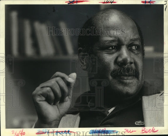 1991 Press Photo Ernest Gaines, author of The Autobiography of Miss Jane Pittman - Historic Images