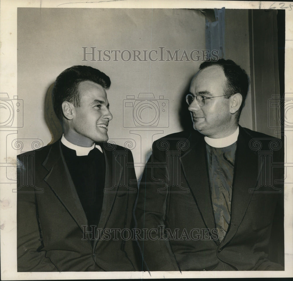 1952 Press Photo Rev. Charles Ernest Frederick, new Curate at St. Andrews Church - Historic Images