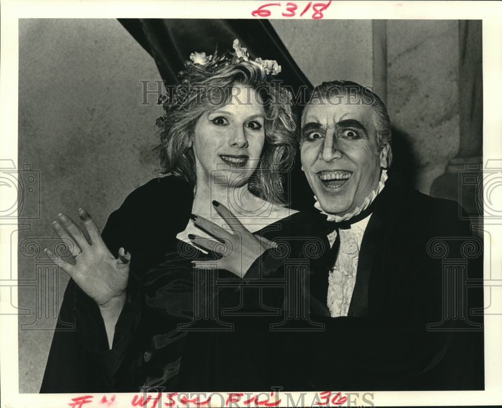 1987 Press Photo Delta Festival Ballet Attendees Roxanne Fournier, Ceyhun Ozsoy - Historic Images